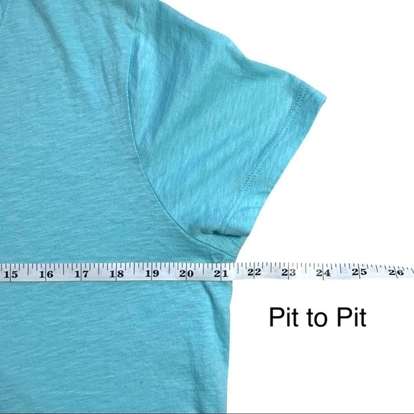 Eddie Bauer Blue Favorite Short-Sleeve V-Neck T-Shirt Size Large - Picture 11 of 15